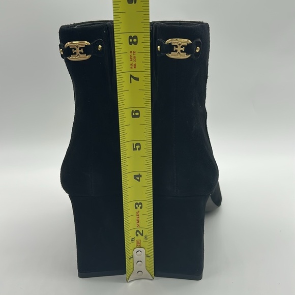 2317- Sam Edelman Black Suede Women's Ankle Boots NWT - Picture 7 of 11